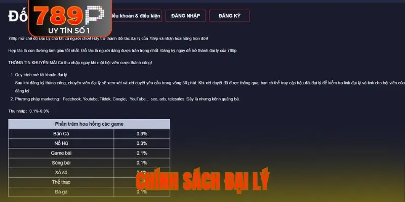 chính sách đại lý